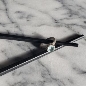 Silpada Pale Blue CZ Ring